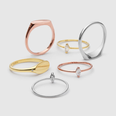 Clinch Sterling Silver Ring - Silver