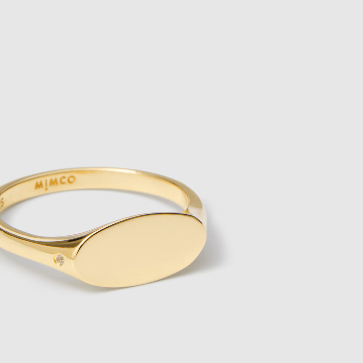 Clinch Sterling Silver Ring - Gold