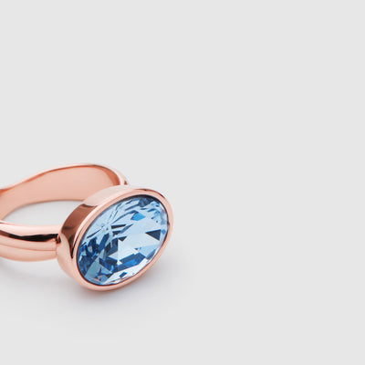 Twinkle Crystal Ring - Bluebell