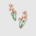 Paradise Drop Earrings - Emerald