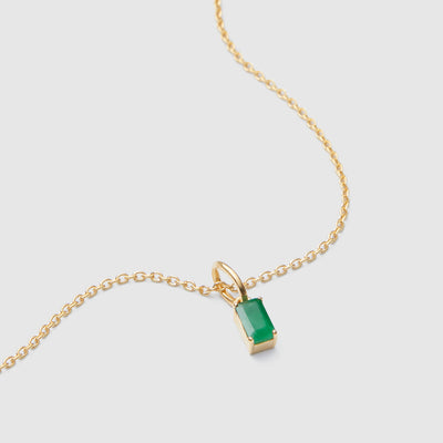 Birthday Sterling Silver Charm - Emerald