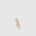 Alpha Sterling Silver Charm - Gold - T