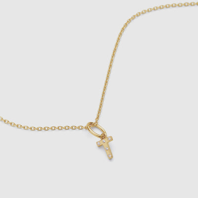 Alpha Sterling Silver Charm - Gold - T