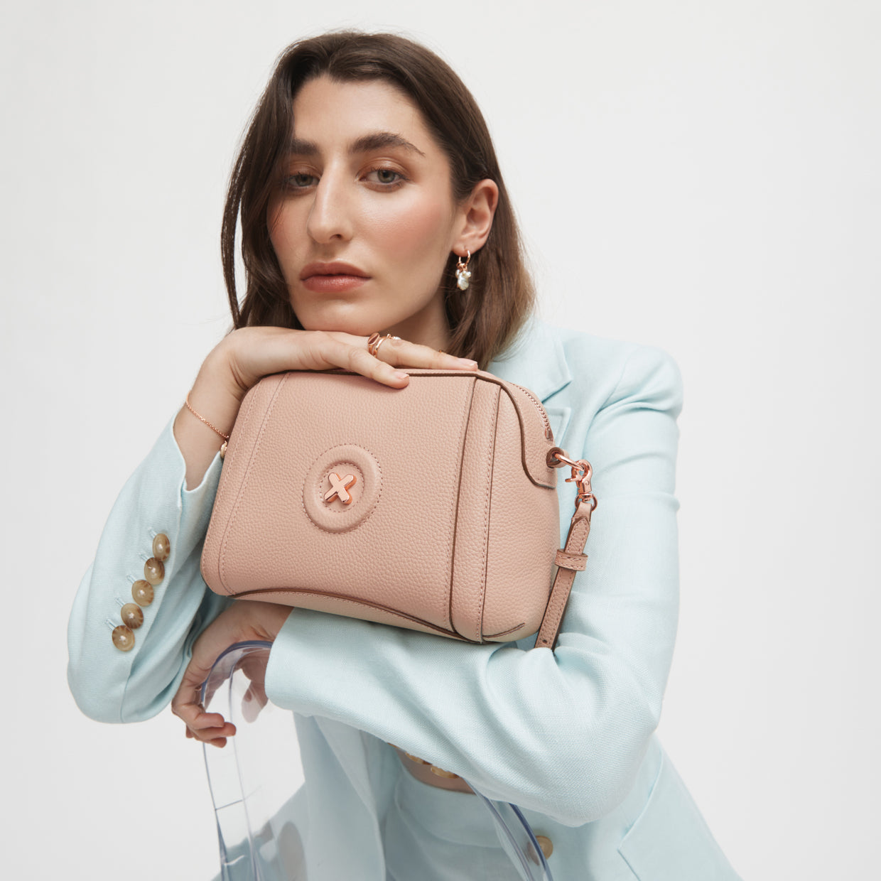 Fantasy Crossbody Bag - Almond Rose Gold