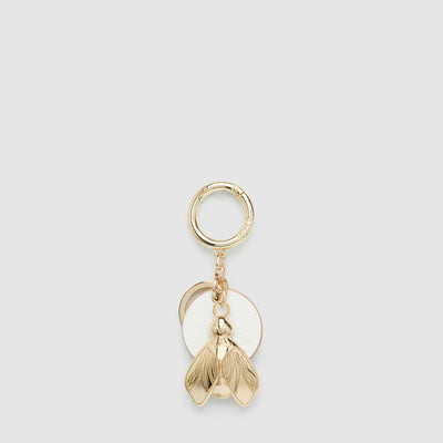 Queen B Keyring - Light Gold
