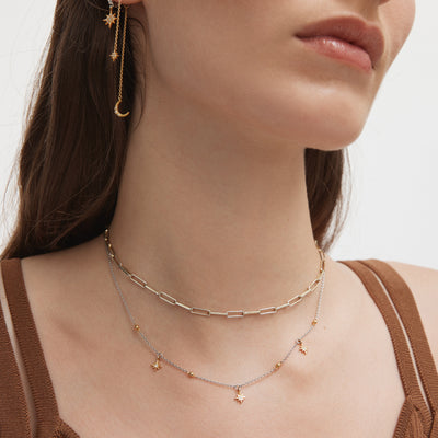 Beacon Sterling Silver Necklace - Silver
