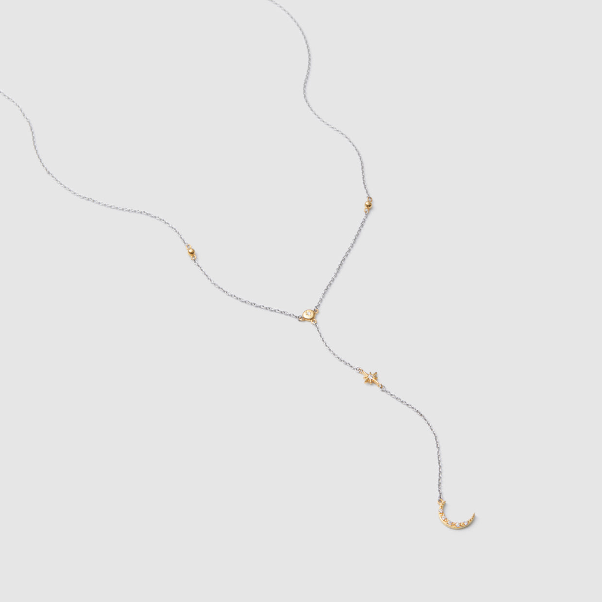 Beacon Sterling Silver Lariat Necklace - Silver