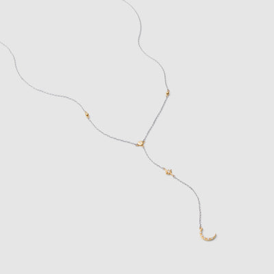 Beacon Sterling Silver Lariat Necklace - Silver