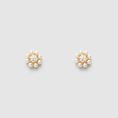 Emerge Stud Earrings - Pearl