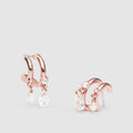 Emerge Double Hoop Earrings - Rose Gold