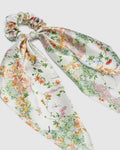 Heirloom Hair Scarf Scrunchie - White