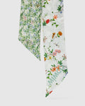 Forget Me Not Ribbon Hair Tie - White