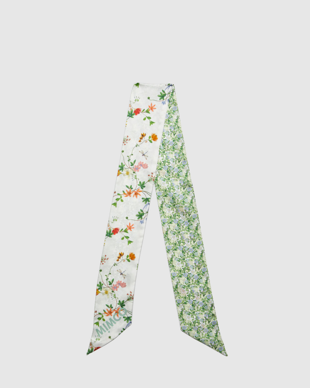 Forget Me Not Ribbon Hair Tie - White