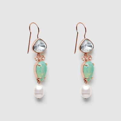 Kingdom Drop Earrings - Turquoise