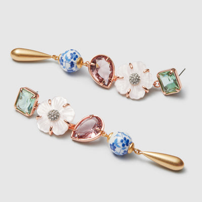 Heirloom Statement Earrings - Multicolour