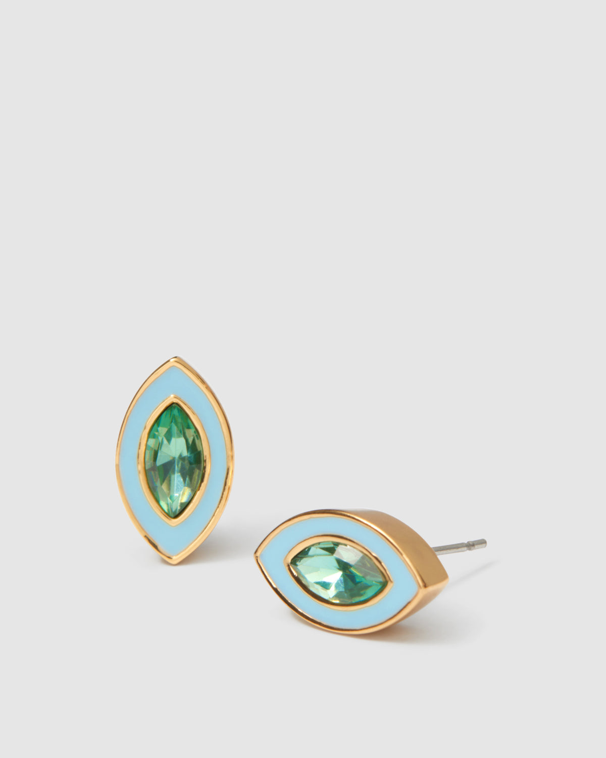 Lively Stud Earrings - Turquoise