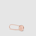 Mini Mim Sterling Silver Single Pin Earring - Rose Gold
