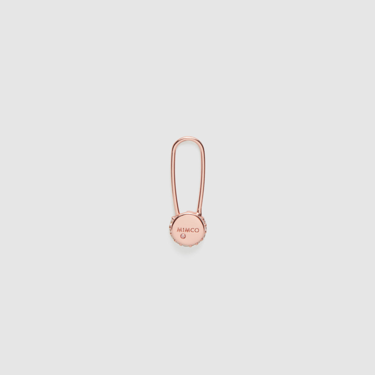Mini Mim Sterling Silver Single Pin Earring - Rose Gold