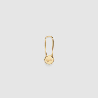 Mini Mim Sterling Silver Single Pin Earring - Gold