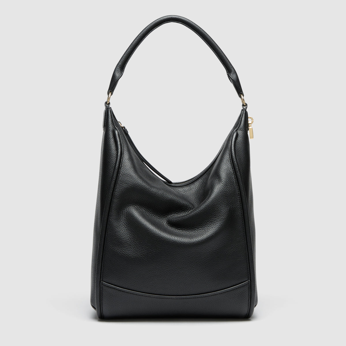 Lock-It Hobo Bag - Black Light Gold