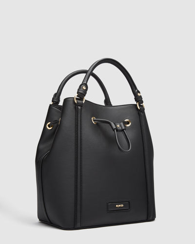 Prickly Pear Bucket Bag - Black Light Gold