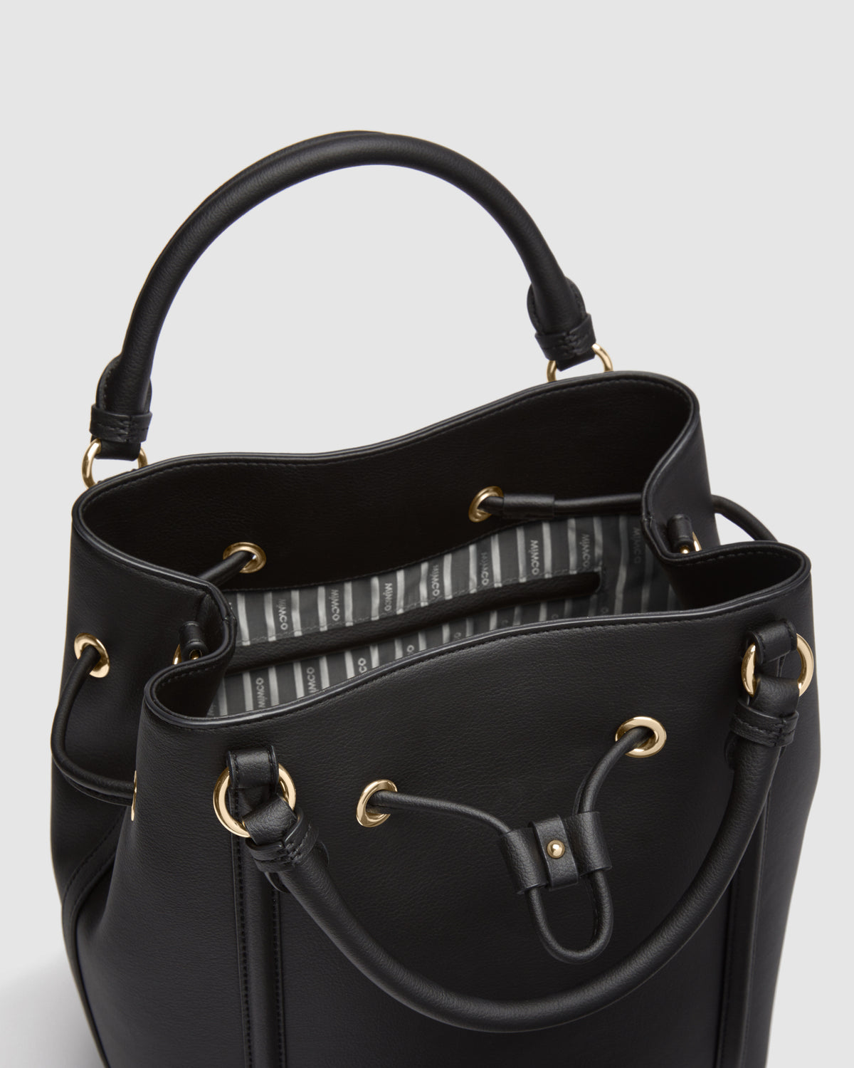Prickly Pear Bucket Bag - Black Light Gold