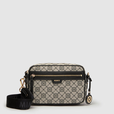 Mim-Gram crossbody Bag - Black Light Gold