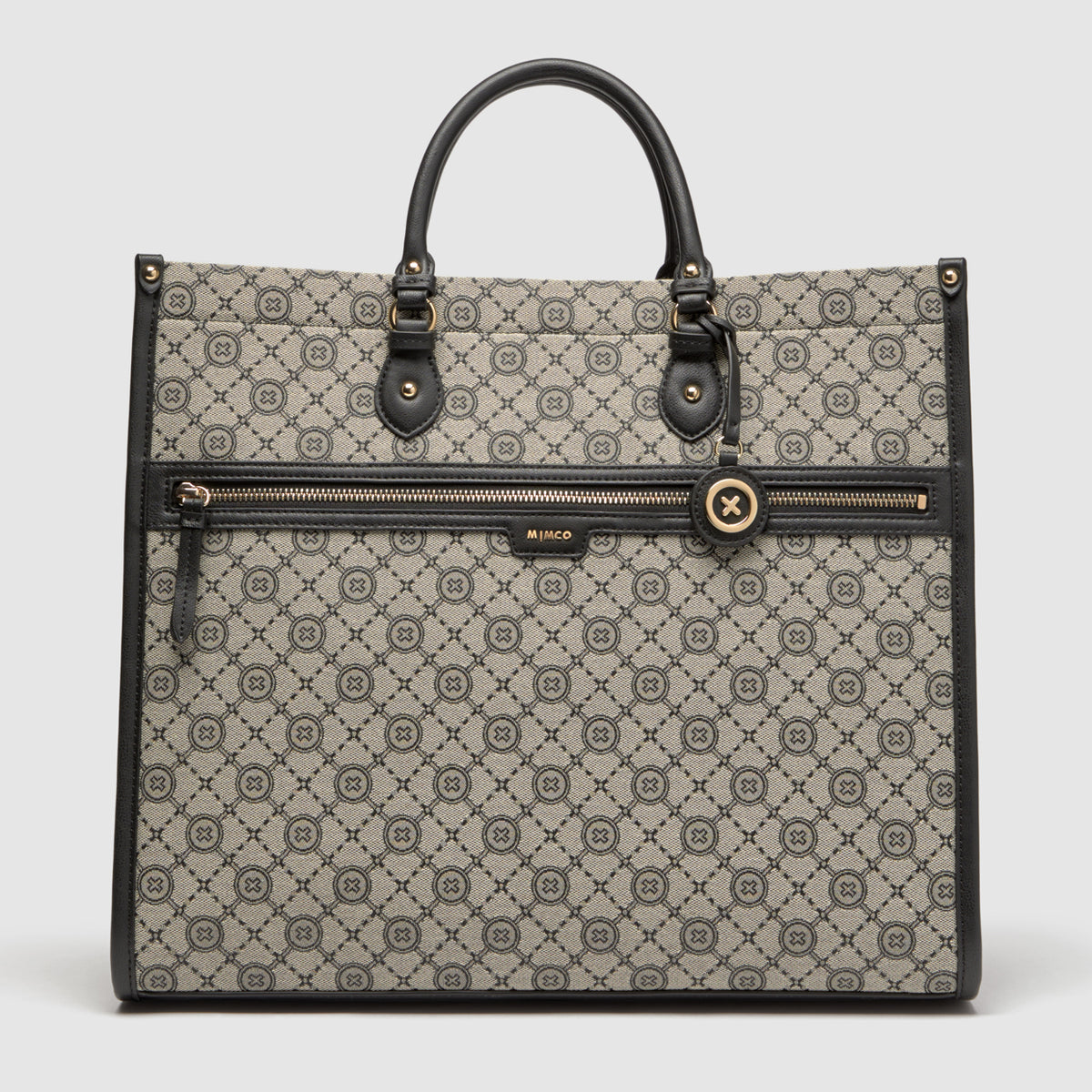Mim-Gram Tote Bag - Black Light Gold
