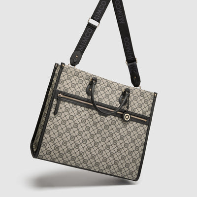Mim-Gram Tote Bag - Black Light Gold
