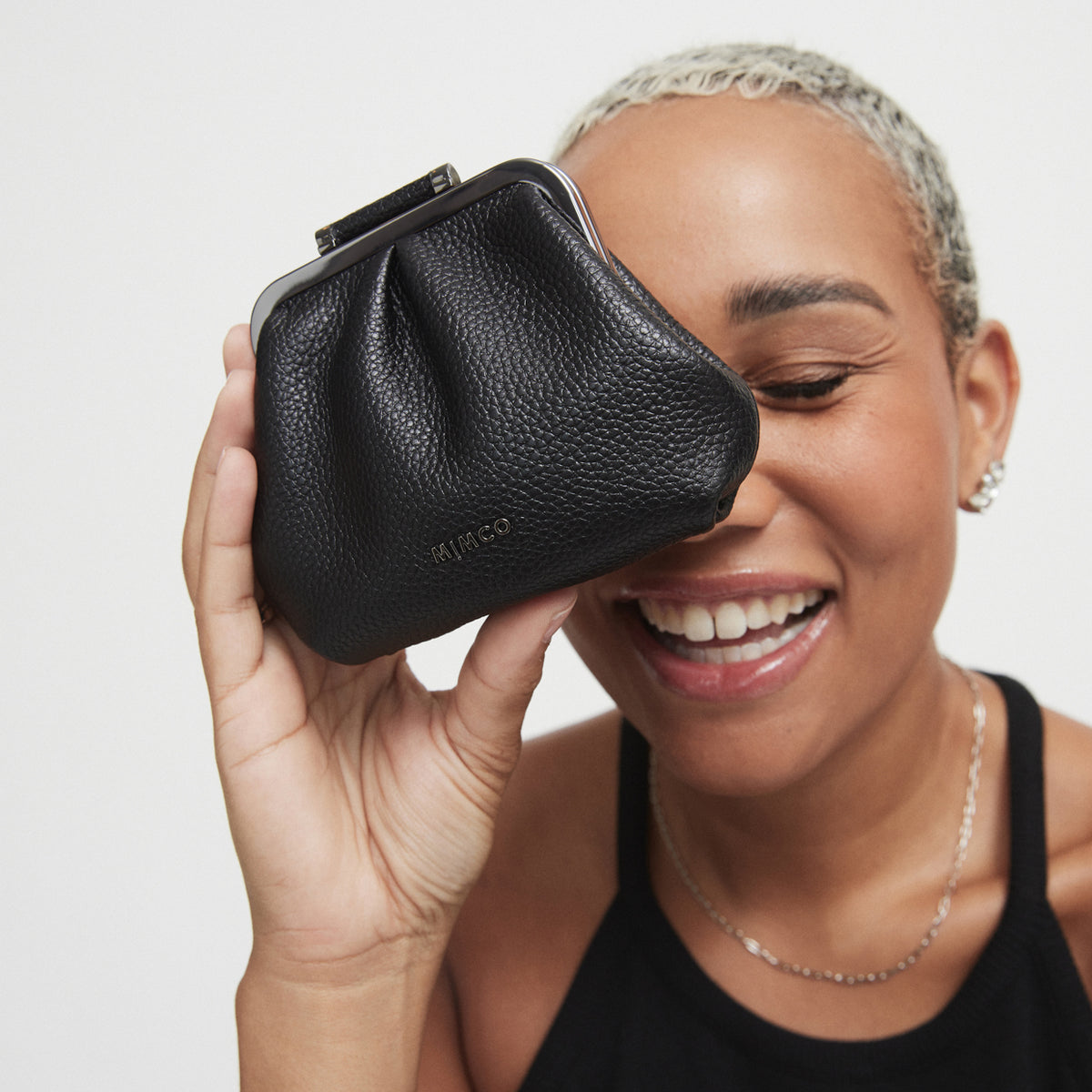 Harmony Coin Purse - Black Gunmetal
