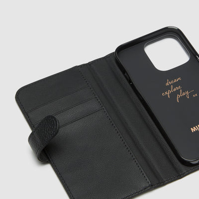 Classico Flip Case For Iphone 13-13 Pro - Black Rose Gold