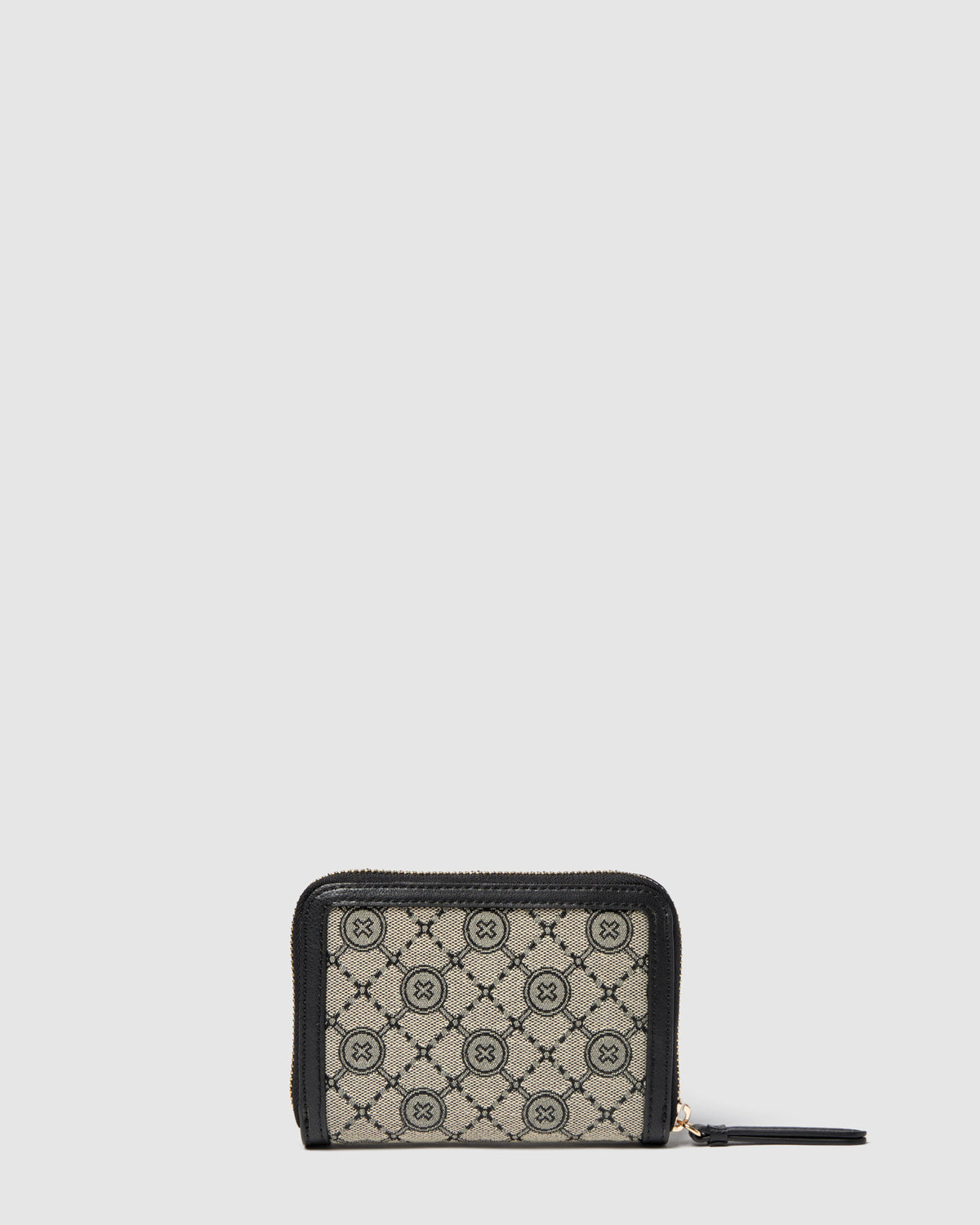 Mim-Gram Medium Wallet - Black Light Gold