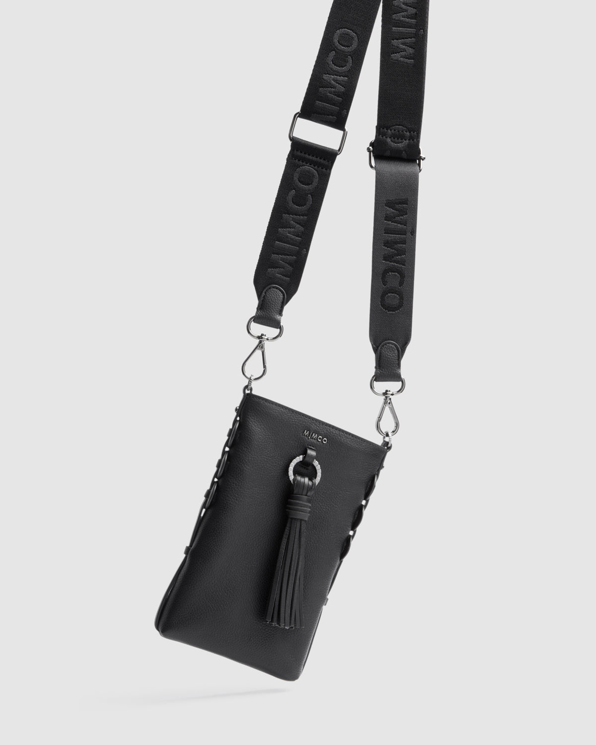 Webbing Bag Strap - Black Gunmetal