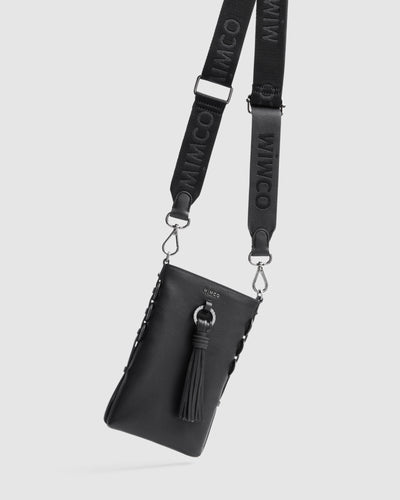 Webbing Bag Strap - Black Gunmetal