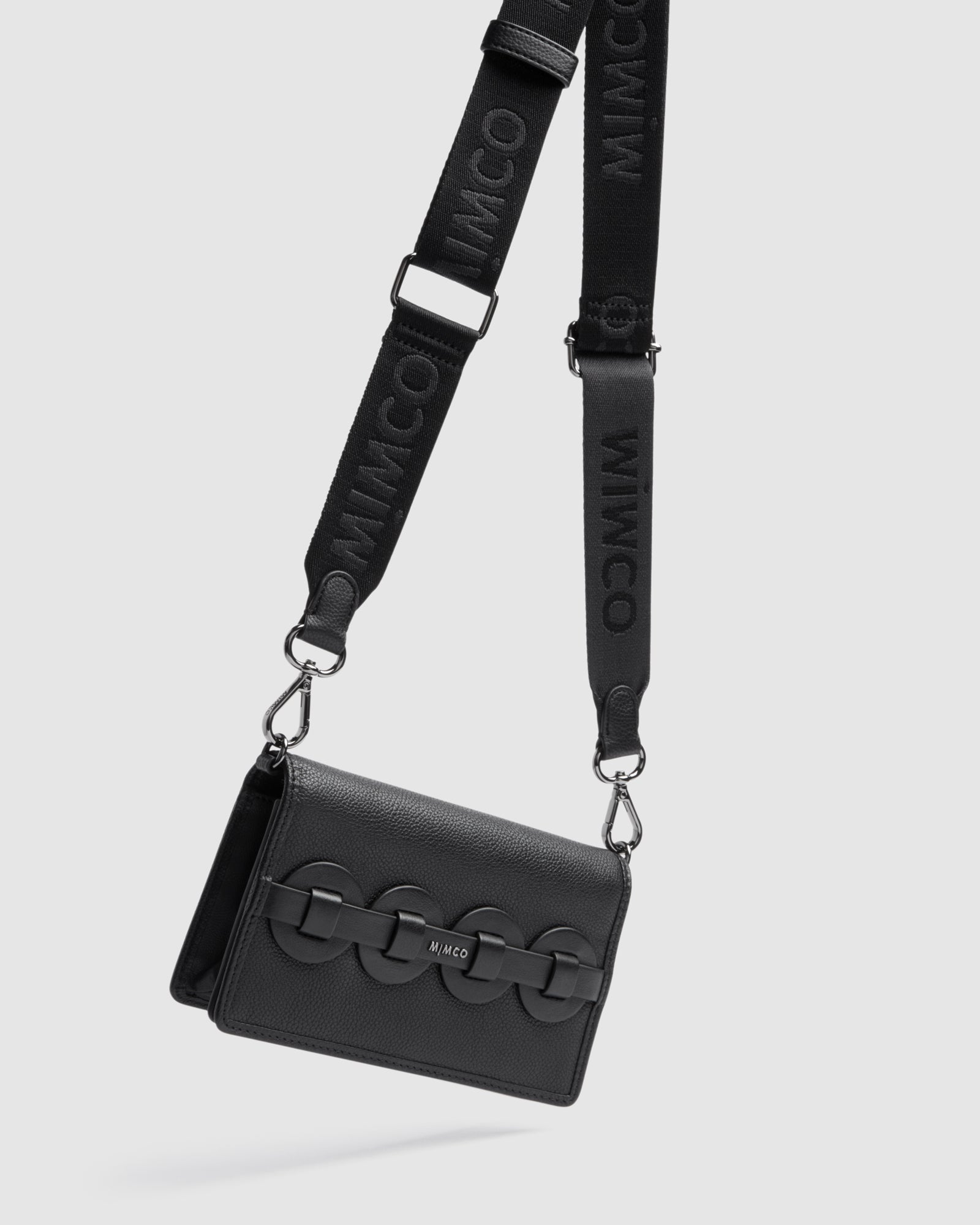 Webbing Bag Strap - Black Gunmetal