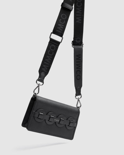 Webbing Bag Strap - Black Gunmetal