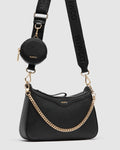 Jett Crossbody Bag - Black Light Gold