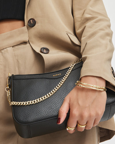 Jett Crossbody Bag - Black Light Gold