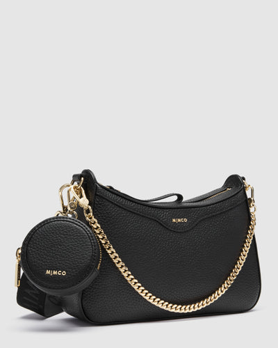 Jett Crossbody Bag - Black Light Gold