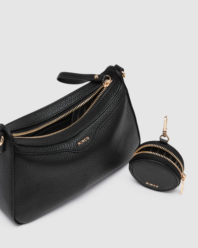 Jett Crossbody Bag - Black Light Gold