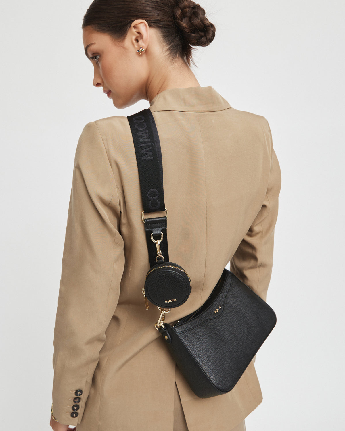 Jett Crossbody Bag - Black Light Gold