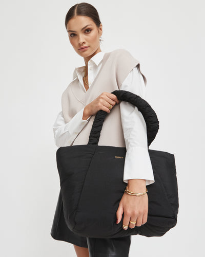 Flight Tote Bag - Black Light Gold