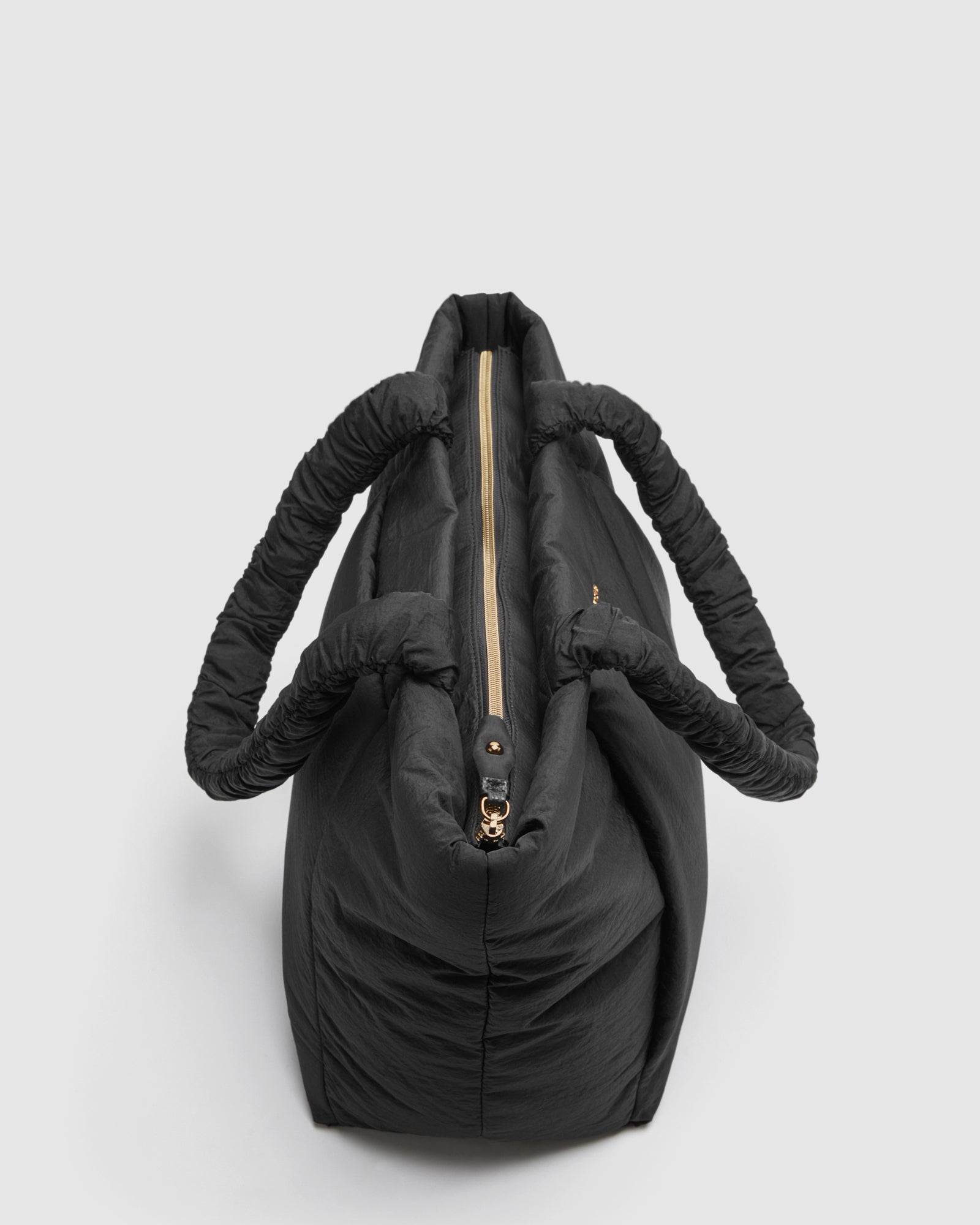 Flight Tote Bag - Black Light Gold