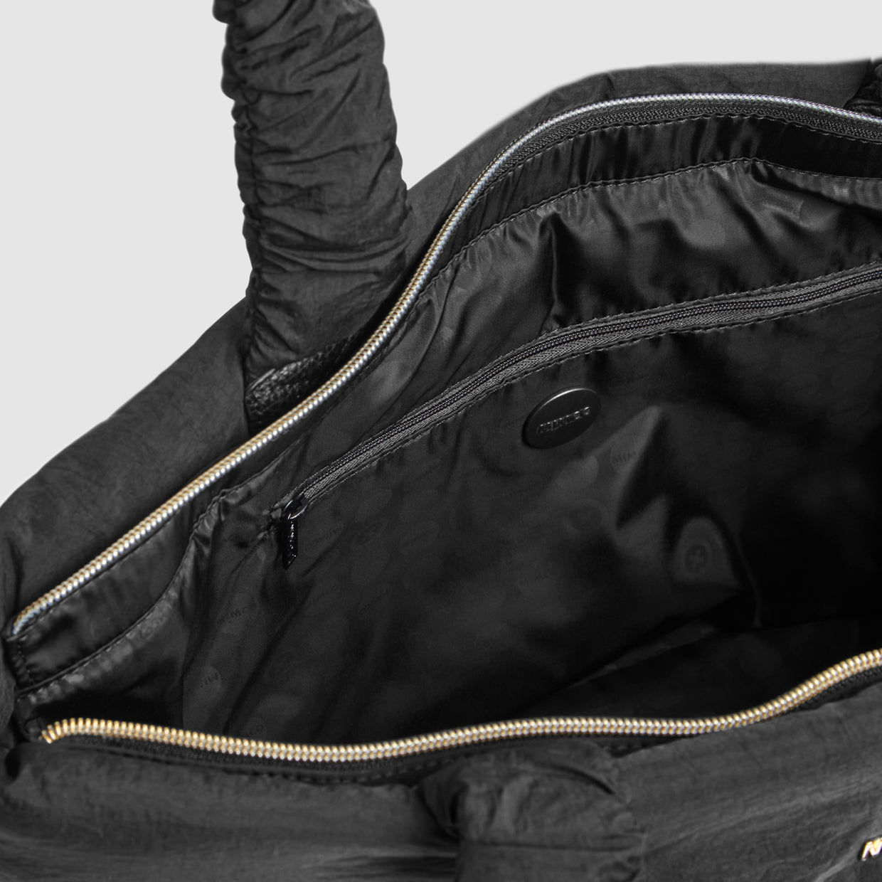 Flight Tote Bag - Black Light Gold
