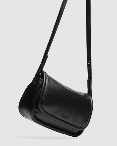 Classico Flap Over Crossbody Bag - Matte Black