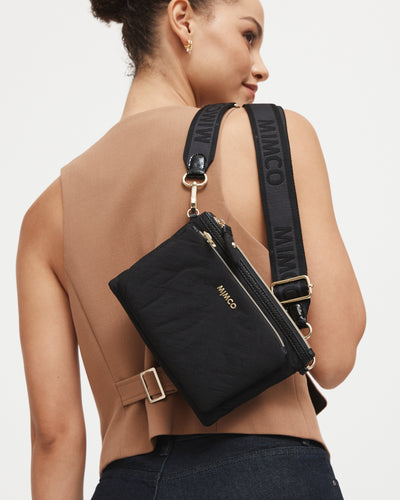 Flight Duo Pouch - Black Light Gold