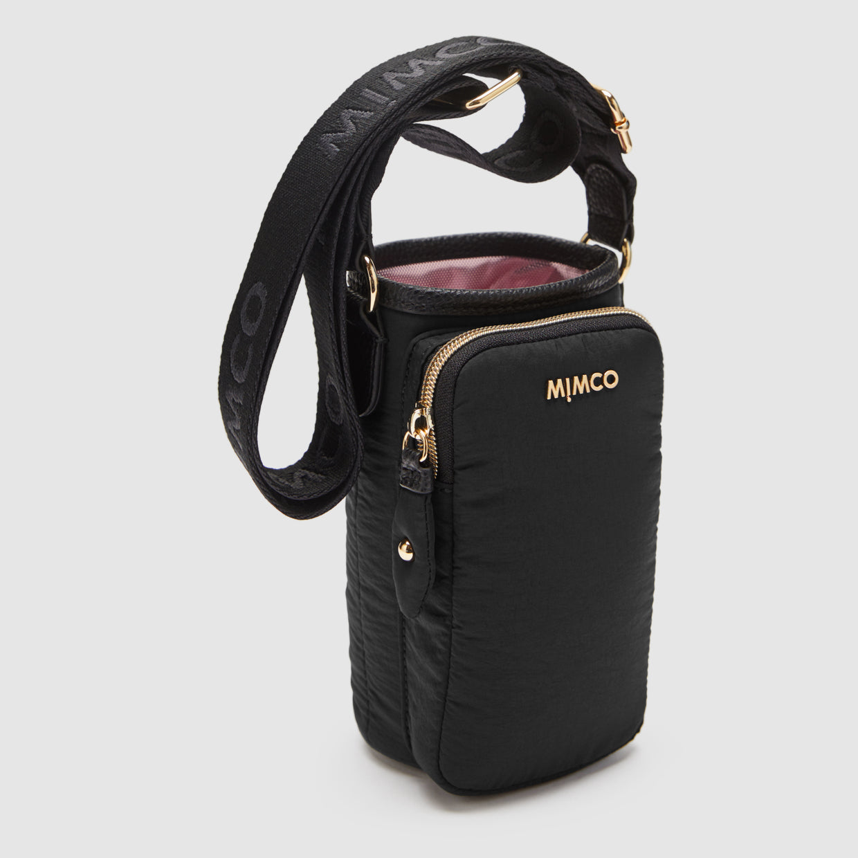Flight Drink Crossbody Bag - Black Light Gold