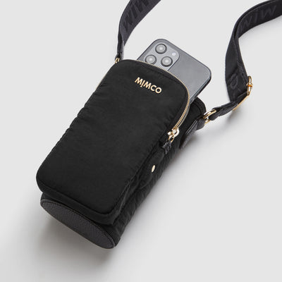 Flight Drink Crossbody Bag - Black Light Gold