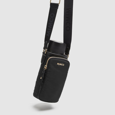 Flight Drink Crossbody Bag - Black Light Gold