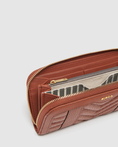 Envelop Large Wallet - Cognac